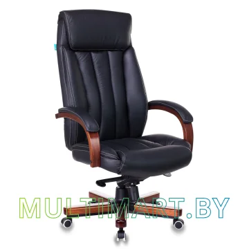Кресло Бюрократ T-9922WALNUT/BLACK (черный)